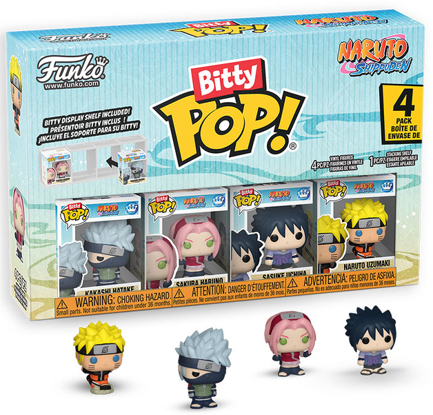 FUNKO BITTY POP 4 Pack Naruto Shippuden Kakashi Hatake